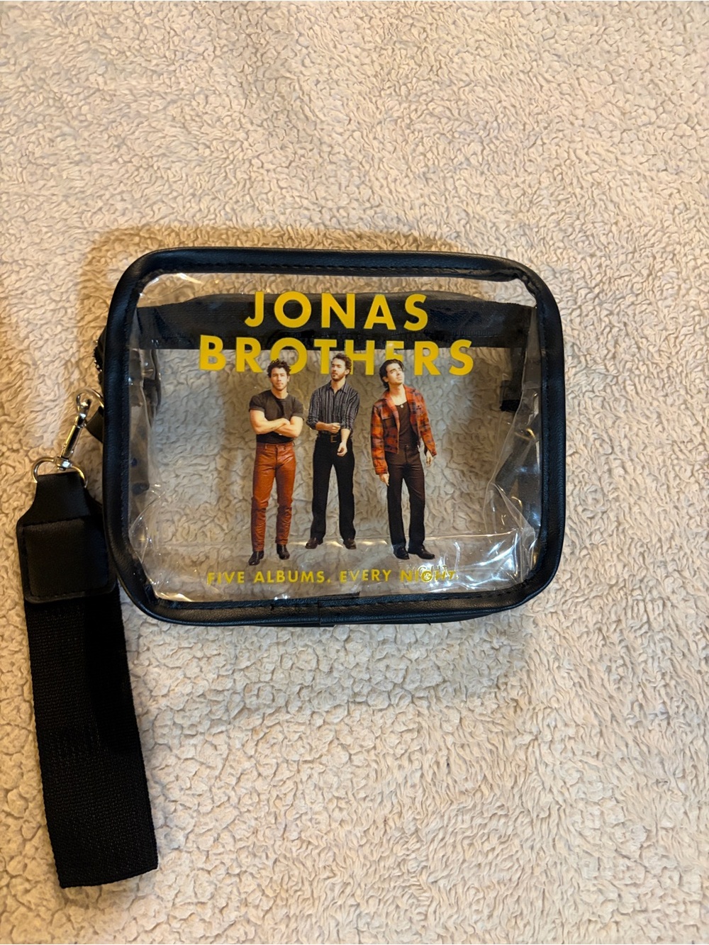 The Jonas brother five albums every night VIP bag